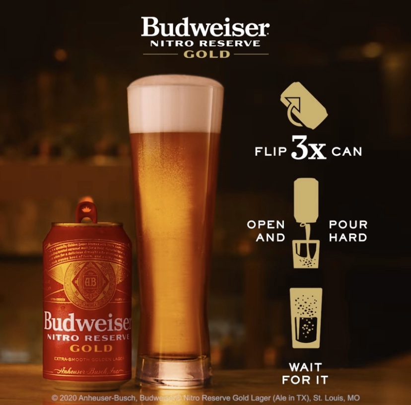 Budweiser Nitro Gold Is Here